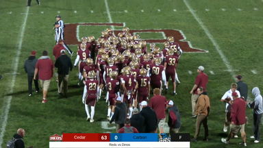 Cedar vs Carbon - Football (October 16, 2025)