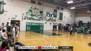 Wendover vs Manila - Boys Basketball (November 22, 2025) - Varsity