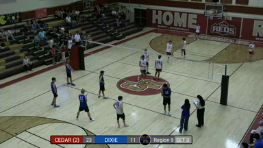 Cedar vs Dixie - Boys Volleyball (March 26, 2026) - Varsity