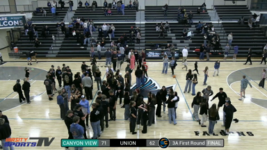 Canyon View vs Union - Boys Basketball (February 13, 2026) 3A Playoffs First Round