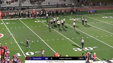 Springville vs Maple Mountain - Football (September 26, 2025)