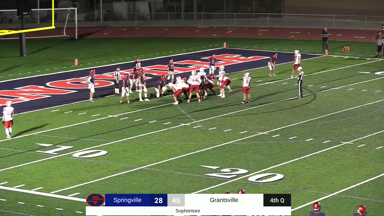 Springville vs Grantsville - Football (October 08, 2025) - Sophomore