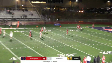 Springville vs Wasatch - Football (October 15, 2025) - 4th Quarter