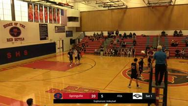 Springville vs Alta - Boys Volleyball (March 03, 2026) - Sophomore Set 1