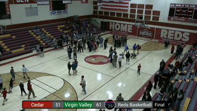 Cedar vs Virgin Valley, NV - Boys Basketball (December 01, 2025)